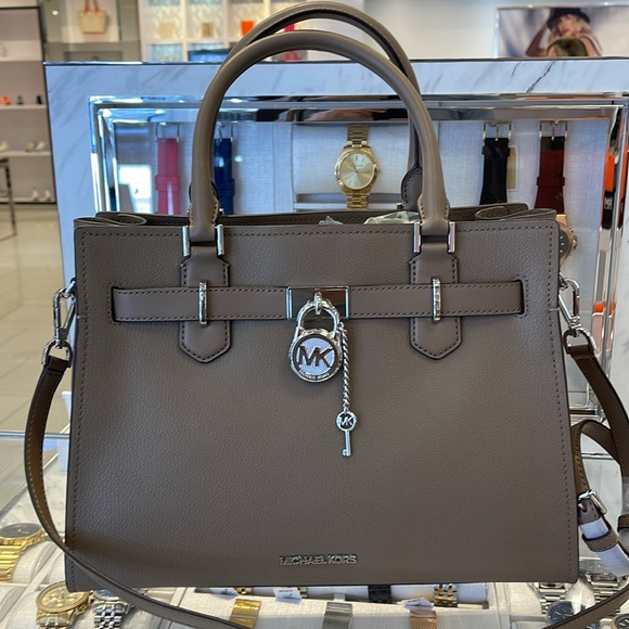 MICHAEL KORS HAMILTON MEDIUM SATCHEL 
 COLOR: Dusk 
NWT - Picture 3 of 16